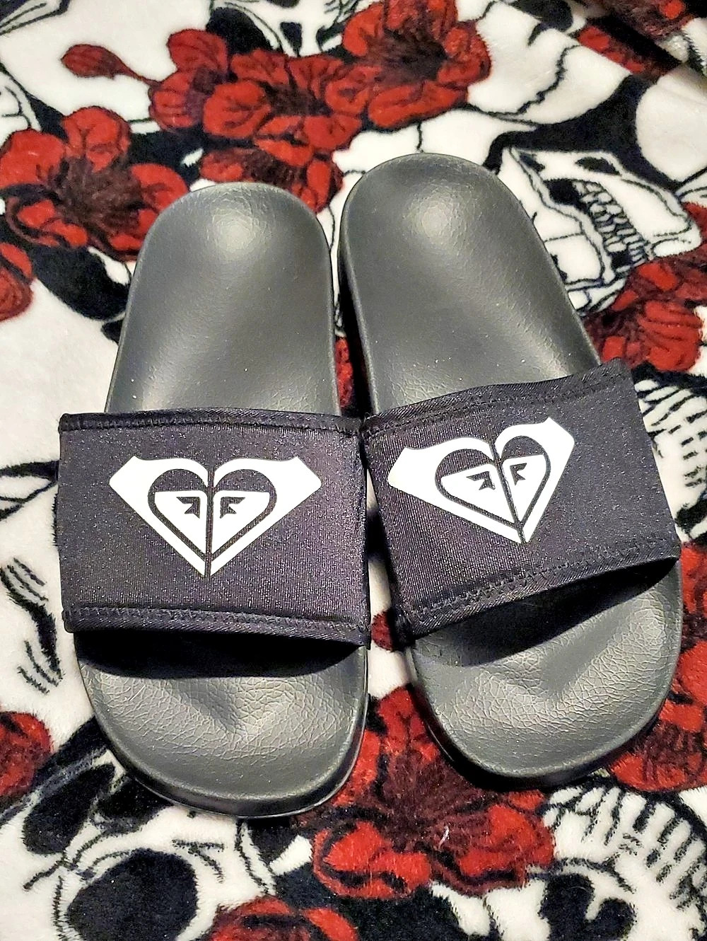Roxy Porto Slide II Women's Black Slide Sandals